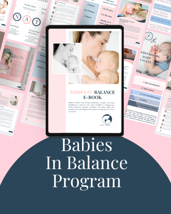 Babies In Balance - Sleep and Routine Support for Growing Babies