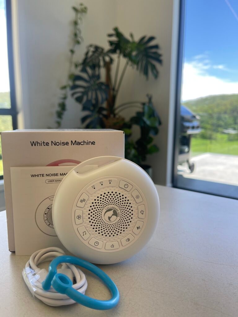 Lullababy SOS Sleep Sound Machine on Table
