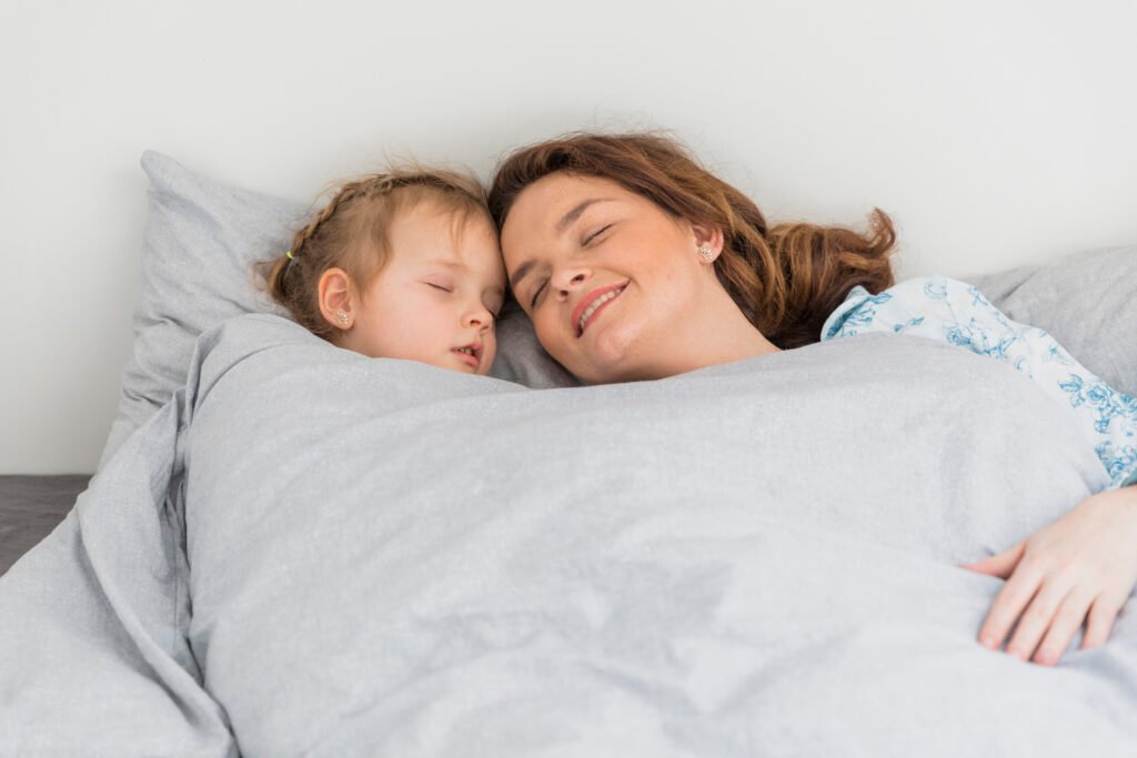 Gentle sleep environment set up for supporting the Rouse to Sleep method