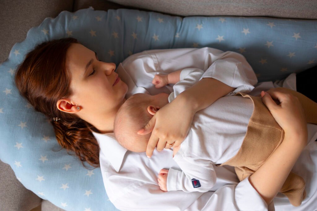 Using gentle touch to rouse baby slightly before a habitual wake