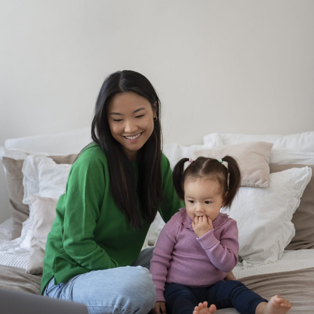 little-asian-girl-spending-time-home-with-her-mother little-asian-girl-spending-time-home-with-her-mother